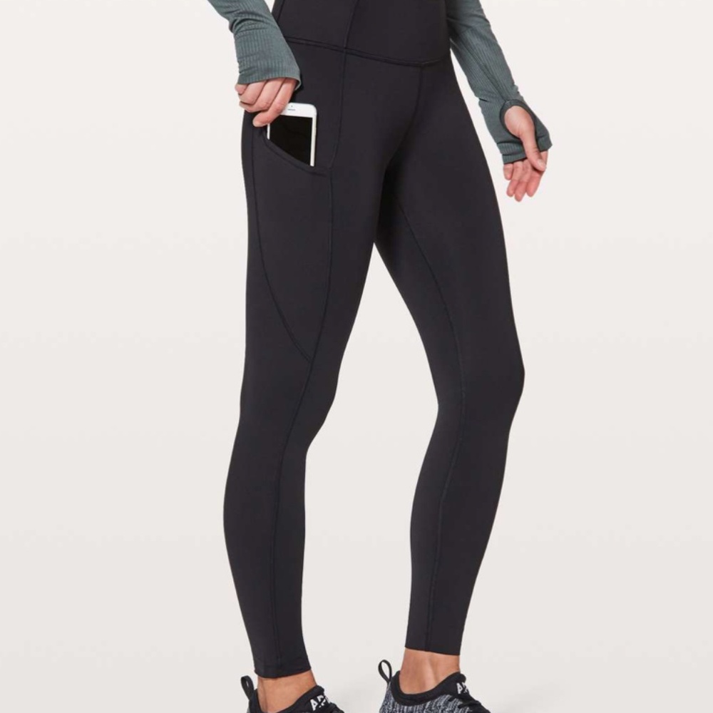 Lululemon Fast and Free High-Rise Tight 25” – Black – Size 6 – NWT